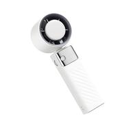 ZYMIADOU Ventilador silencioso con pantalla LED USB, potente y silencioso, portátil, adecuado para dormitorio, oficina y escuela, ventilador portátil de mano