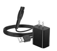 ZYMJBB Cargador USB de 5 V 1 A compatible con maquinilla de afeitar Philips Norelco serie 3000 5000 7000 9000, cable de carga de repuesto para recortadora 2400 3600 3900 5400 7800 MG5910 MG7910 MG9510
