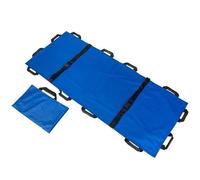 Zymjzbetic 1 Camilla Plegable Blanda de Rescate de Emergencia con Bolsa de Transporte para hospitales, instalaciones Deportivas y ambula(Blue)