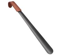 Zymjzbetic Calzador largo 52cm Length Alloy Metal Shoe Horns For Convenient Wearing Shoes Horn And Spoon Leather High Heel Hanging(42CM)