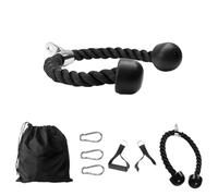 Zymjzbetic Cuerda para tríceps Conjunto de Siete Piezas Cuerda Doble Extremo, Entrenamiento Press bíceps con tracción, tríceps