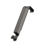 Zymjzbetic Gancho para puerta Estante de secado plegable, gancho trasero oculto for puerta, pared, estante portátil viaje sin instalación, colgador toallas(Grey Hook 2cm)