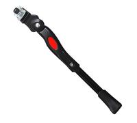 Zymjzbetic Pata de Apoyo para Bicicleta Soporte Lateral for pie de Bicicleta montaña, Soporte Ajustable aleación Aluminio, Pieza Repuesto, for Montar(Black)