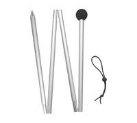 Zymjzbetic Postes para Tienda de campaña Varillas for Carpas, Poste Ligero for toldo, Longitud Ajustable, Soporte for Exterior, Piezas for de Playa Plegables(1.6M Pointed Tip)