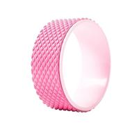 Zymjzbetic Rueda de Yoga, Anillo Pilates, Accesorios Gimnasio for el hogar, Equipo Ejercicio, círculo Fitness, Masaje Muscular, Rodillo Entrenamiento Espalda para aliviar el Dolor de Espalda(Pink)