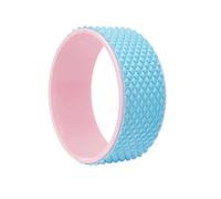 Zymjzbetic Rueda de Yoga for el Dolor Espalda, Camilla y Rodillo for Mejorar Las Flexiones hacia atrás, 13 x 5 Pulgadas para aliviar el Dolor de Espalda(Blue)