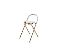 Zymjzbetic Silla Plegable de ratán Madera Maciza, Taburete for el hogar, Silla Comedor Acero Inoxidable, Redondo para Bares, cafeterías y restaurantes(Peach)