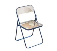 Zymjzbetic Silla Plegable Silla Plegable Transparente, Silla de Comedor Estilo Ins, Maquillaje for, Ropa y Muebles Modernos Elegantes for el hogar(Color 11)