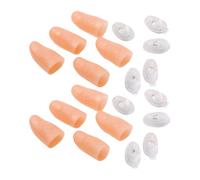 Zymoplas 10 unids/Set de Juguete Luminoso de utilería para niños, Juego de Dedos Luminosos, Juguetes Divertidos de PVC, Juguetes Ligeros, conciertos de Cosplay deslumbrantes, Rojo