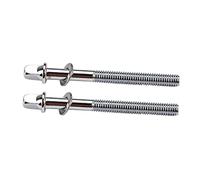 Zymoplas 2 piezas de tornillos de tambor prácticos profesionales, varillas tensión tambor ligeras antioxidantes Metal, tornillo llave con arandelas