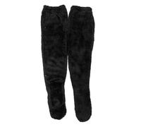 Zymoplas 2 uds calentadores de piernas esenciales de invierno calentarán toda la temporada calcetines largos de nailon de felpa por encima de la rodilla medias de pantuflas de felpa