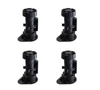 Zymoplas 4 Piezas de Altura Ajustable Armario Armario pies Dormitorio Silla Soporte Patas Muebles Accesorios, Clip Grande