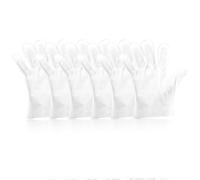 Zymoplas 6 Piezas de Papel de Aluminio sin Enjuague Ducha baño sin Agua Mitones hogar Viaje Mascota pie rápido Guantes baño Kit Cuerpo