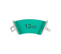 Zymoplas Accesorio de prensa caliente para la impresión de tazas: la clave del éxito en la impresión de tazas Gel de sílice Sublimación 3D Taza de café con leche Abrazadera de goma, 120Z