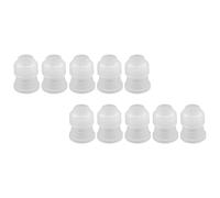 Zymoplas Adaptador de boquilla de escarcha 10 piezas, acoplador DIY, cocina, postre, galleta plástico, conector antiadherente, convertidor Fondant