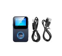 Zymoplas Adaptador de Reproductor de MP3 Equipo de recepción de reproducción de música Receptor de Audio de tamaño pequeño con Accesorios de Control de Pantalla LCD
