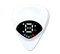 Zymoplas Afinador de guitarra Snark recargable, púa digital con pantalla LED, púa de guitarra de 0,6 mm con 12 piezas iguales