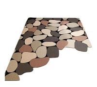Zymoplas Alfombrilla de baño con Orificios de Drenaje para una Limpieza rápida y Mantener la Alfombrilla Ducha Antideslizante Seca y Limpia rápidamente. Antideslizante, Tipo+1, 60 * 90cm