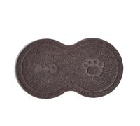 Zymoplas Alfombrilla para Mascotas, Variedad de Estilos, cómoda y portátil, Mantiene a Las Mascotas cómodas, Alfombrilla para residuos de Gato, Accesorio PVC para, Accesorio para Gatos, Color café