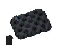 Zymoplas Asiento de Nailon para Exteriores, Plegable, para contemplar Las Estrellas, Asiento Inflable para Exteriores, películas al Aire Libre, Plegable para glúteos, Negro (Bolsa de Almacenamiento)