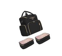 Zymoplas Bolsa de almacenamiento portátil para esmalte de uñas con cremalleras duraderas, organizador de cosméticos de viaje, tipo 2