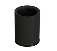 Zymoplas Bolsa de basura interior y exterior de doble capa para una cocina limpia e higiénica, fondo engrosado para mayor estabilidad y resistencia, Negro mate, 12L