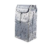 Zymoplas Bolsa de compra ecológica Diga adiós a las bolsas de plástico individuales Carro de la compra de tela Bolsa de repuesto del carro de la compra, gris