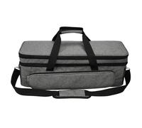 Zymoplas Bolsa de transporte práctica para máquina, bolso plegable, bolsas multiusos de estilo ple, contenedor viaje para acampar al aire libre, Gris