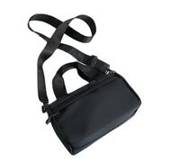 Zymoplas Bolso bandolera ajustable para actividades al aire libre, ideal para equipos de fitness, de tela Oxford, ligero y de hombro, negro