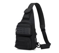 Zymoplas Bolso de Mano cómodo con Carga Potente, Resistente a arañazos, Estilo Moderno, Bolso de Hombro Deportivo, Negro