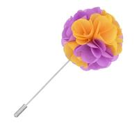 Zymoplas Broches de solapa con ramillete, alfileres hechos a mano, insignias de boda a la moda, trajes de palo, decoración para hombre, regalos en el ojal, ropa larga, tipo 5