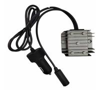 Zymoplas Cargador de coche resistente al agua y estable, adaptador conversor de cable encendedor cigarrillos a convertidor corriente 30 V 3,5 A.