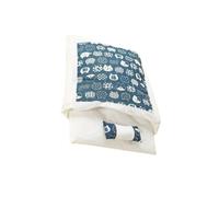 Zymoplas Cómoda Cama Tipo Cueva para Mascotas, Espacio Seguro y Relajante para Gatos, Cama Nido para Gatos autocalentable de algodón, Alfombra para con Almohada Bonita, Azul M-55 * 40