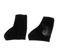 Zymoplas Cubiertas Protectoras para Botas de Patinaje sobre Hielo, Elegantes, para Mujeres y Hombres, Rendimiento Mejorado, Negro, SG