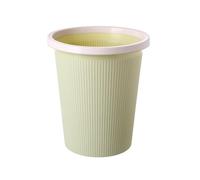 Zymoplas Cubo de basura que he estado buscando - Hecho para durar y fácil de rayar Diseño Cesta de almacenamiento Cubo de almacenamiento Cesta de papel, Verde Nórdico, 25 * 28 * 18cm