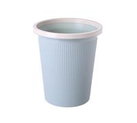 Zymoplas Cubo de basura que he estado buscando - Hecho para durar y fácil de rayar Diseño Cesta de almacenamiento Cubo de almacenamiento Cesta de papel, Azul nórdico, 23 * 25 * 17cm