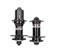 Zymoplas Cubo de rodamiento Tamaño Compacto Sin Rebabas Reduce la fricción Suministros para Ciclismo Instalación práctica Cubos de Metal Eje Rueda aleación Aluminio, 32H/cojinete Rodillos