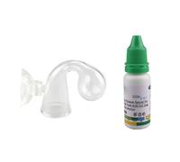 Zymoplas de dióxido de Carbono, Kit comprobación Gotas Vidrio difuso, solución indicadora líquido para Condiciones Vida, Fluido para Acuario