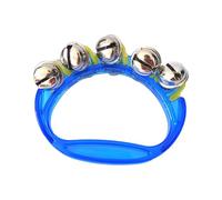 Zymoplas Desarrolla Habilidades Musicales con cascabeles, cascabeles en Trineo, cascabeles de plástico para bebés, cascabeles de Mano, Juguete Educativo , Azul