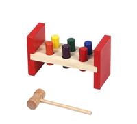 Zymoplas Desarrolla Habilidades para Resolver Problemas con un Banco de Martillo de para Madera, Juguete Hecho de para Madera, Martillo de Juguete para niños pequeños, Seguro y confiable