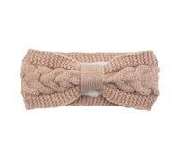 Zymoplas Diademas tejidas para invierno, diadema con lazo para la cabeza, diadema ajustable de ganchillo, calentador de oreja cálido, diadema, regalos para mujer, camarones rosados