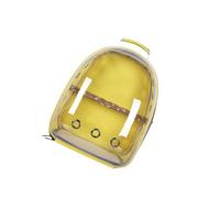 Zymoplas Elegante bolsa de hombro para transportar pájaros, para un cómodo viaje de loros de mascotas, amarillo, 32 x 26 x 41 cm