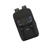 Zymoplas Elegante bolsa negra para baquetas de batería para equipo de DJ y percusión, portátil y versátil