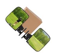 Zymoplas Espejo retrovisor para Carrito de Golf, Espejo retrovisor Ajustable de 180 Grados, Accesorios para Carrito Golf, Espejos para, 2 Pack/Lote