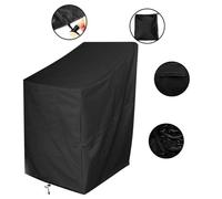 Zymoplas Funda de Tela Oxford para Silla, Impermeable, a la Moda, Desmontable, a Prueba de Polvo, Revestimiento PVC, para Exteriores, Patio, jardín, Patio Trasero, Tipo 2