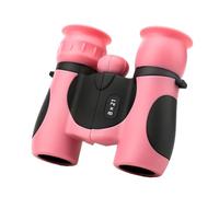 Zymoplas Gafas de Campo de Grado Profesional - Telescopio Binocular definición 8x21 para niños BINOCULARES HD Profesionales: 8x21, Rosa