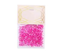 Zymoplas Juego de cristal de 1440 piezas, excelente brillo, puntas 3D, decoración de uñas, diamantes de imitación, teléfono móvil, vestido de novia, Rosado