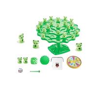 Zymoplas Juguete de Equilibrio de Rana, Capacidad de atención y Pensamiento lógico, árbol de Equilibrio Espacial TPR, música apilable a Largo Plazo sin decoloración, Rana Verde