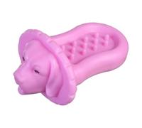 Zymoplas Juguete masticable para Mascotas, mordedor de Silicona para Interiores y Exteriores, Entretenimiento de Animales pequeños, Palo para Dientes, Limpieza Goma para Mascotas, Regalo, Rosado