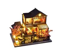 Zymoplas Kit de casa de muñecas en Miniatura para niños, Caja Fuerte innovadora, Regalo fácil Instalar, casa DIY para muñecas en habitación innovadora para Madera